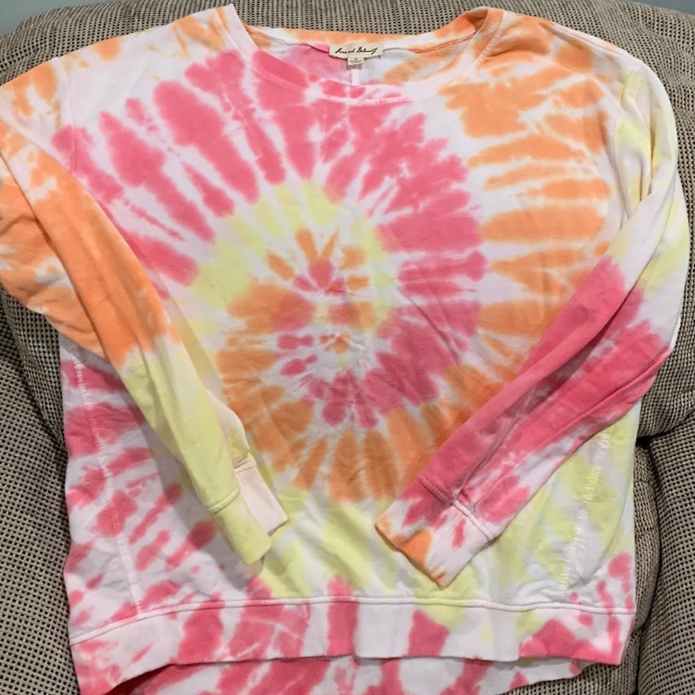 Tie dye sweatshirt NWOT size M